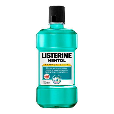LISTERINE MENTOL 500 ML PRECIO ESPECIAL