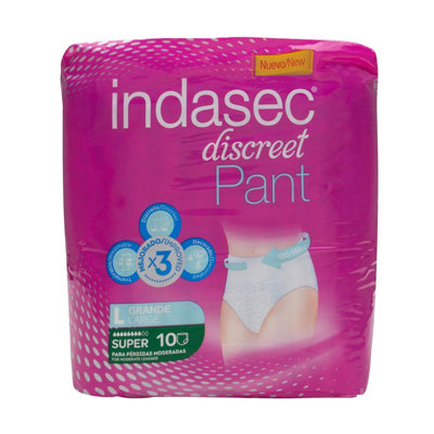 INDASEC PANT SUPER T.G 10+6