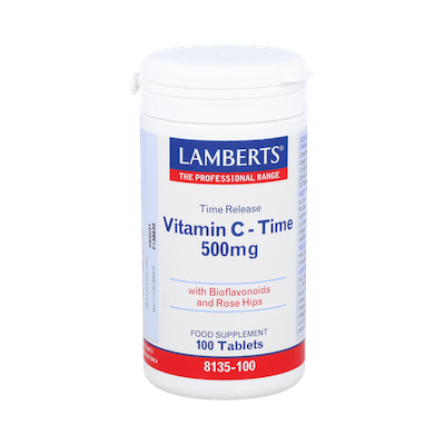 VITAMINA C 500 MG 100 TABLETAS LAMBERTS