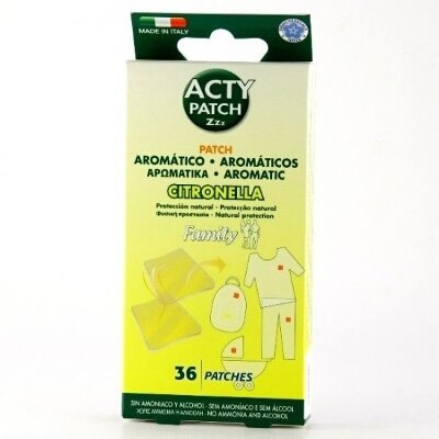 ACTYPATCH ZZZ CITRONELA 36 PARCHES