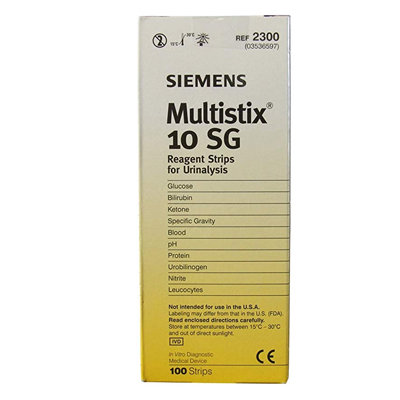 MULTISTIX 10 S.G. 100 TIRAS REF. 2300 A