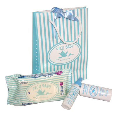 MINI CANASTILLA PICU BABY AZUL