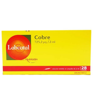 LABCATAL  4 COBRE 28 AMPOLLAS