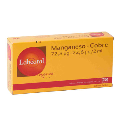LABCATAL 12 MANGANESO-COBRE 28 AMPOLLAS