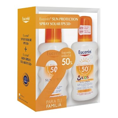 EUCERIN NIÑOS DUPLO SPRAY FP50 2ºUNI 50%