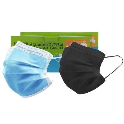 MASCARILLA QUIRUR IIR BIOFIELD AZUL 50U