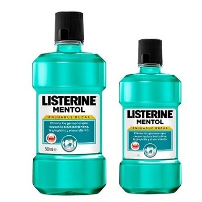 LISTERINE MENTOL 500+250ML ETIQ PVPR