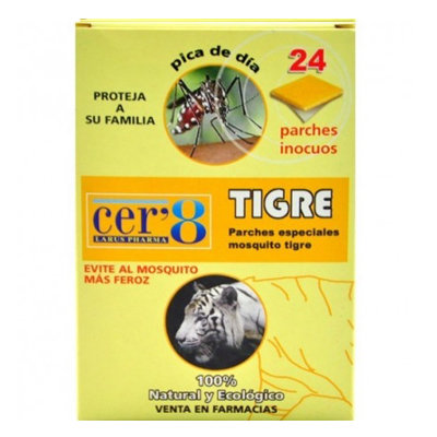CER'8  24 PARCHES ANTIMOSQUITOS