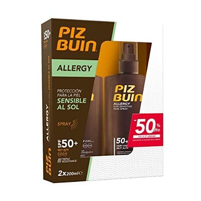 PIZ BUIN ALLERGY SPRAY SPF50 x 2 200 ML
