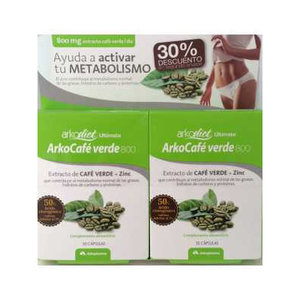 ARKODIET CAFÉ VERDE 800 - 30 CAPS X 2