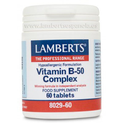 COMPLEJO VITAM B-50 60 TABLETAS LAMBERTS