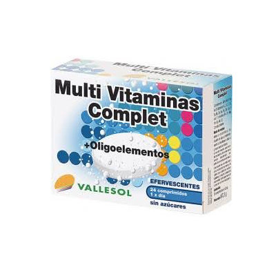 VALLESOL MULTIVITAMINA+OLIGO EFERV 24C