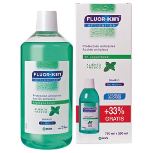 FLUORKIN 0,05 DIARIO ENJUAGUE 750+250ML
