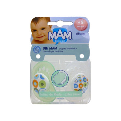CHUPETE MAM ULTI SILICONA +5 MESES 2 UD