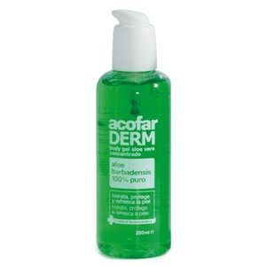ACOFARDERM BODY GEL ALOE VERA CONC 250ML
