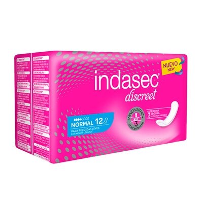 INDASEC DISCREET NORMAL 12 U.