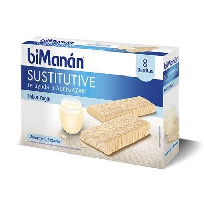 BIMANAN BARRITAS YOGUR 320 GRAMOS 8 UD