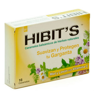 HIBITS CARAMELOS BALS LIMON 16 UNID