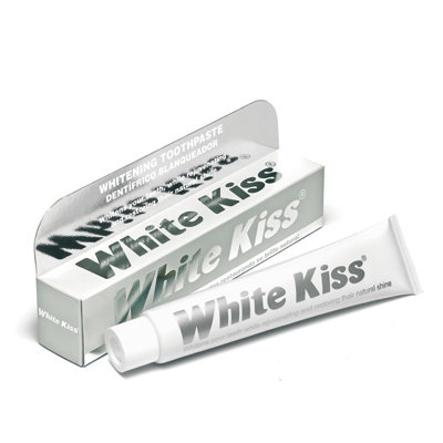 WHITE KISS DENTIFRICO BLANQUEADOR 50 ML
