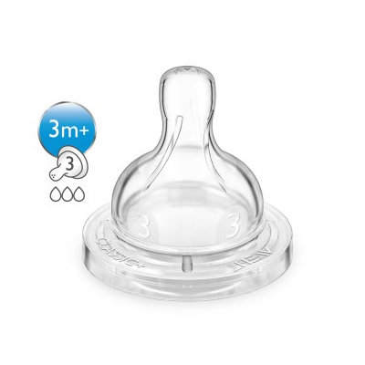 AVENT TETINA SILICONA FLUJO MEDIO 2U