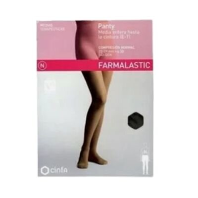 PANTY FARMALASTIC CN MODELADOR NEGRO T/M