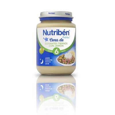 NUTRIBEN CENA GUISANTES CON JAMON 200 G