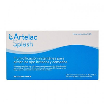 ARTELAC SPLASH COLIRIO OJOS SECOS 30UNID