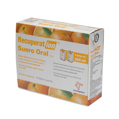 RECUPERATION SUERO ORAL NARANJA 2X250ML