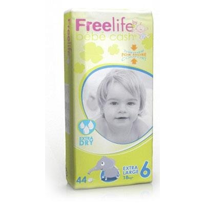 PAÑAL BEBE CASH 6 EXTRA GRAND +18KG 35UD