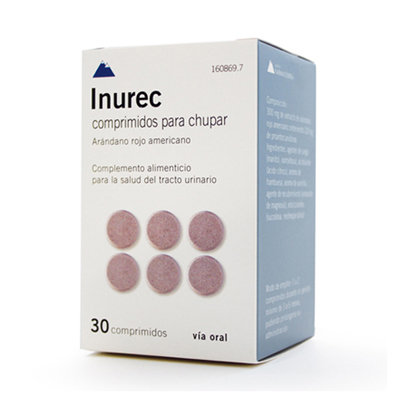 INUREC 30 COMP PARA CHUPAR SABOR NARANJA