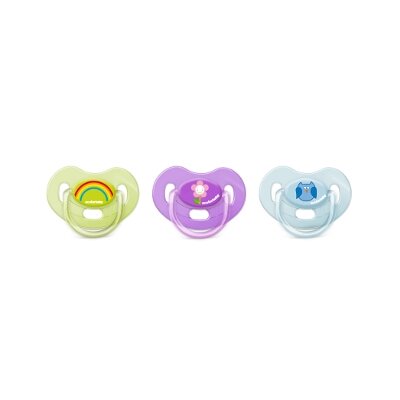 ACOFARBABY CHUPETE ANAT SILIC 6-12M 2 UN