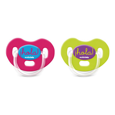 ACOFARBABY CHUPETE ANAT SILIC +12M 2U