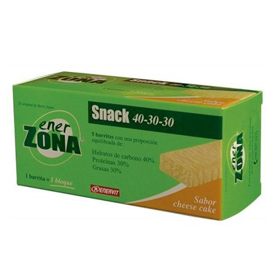 ENERZONA SNACK CHEESECAKE 5 BARRITAS