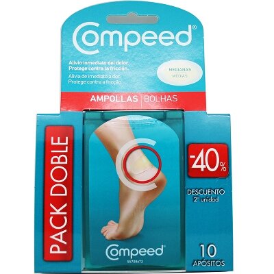 COMPEED AMPOLLAS MEDIANAS 10 UNIDADES