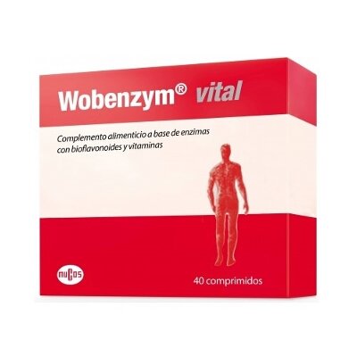 WOBENZYM VITAL 40 COMPRIMIDOS