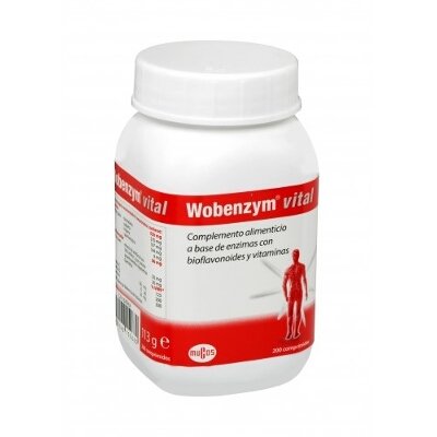 WOBENZYM VITAL 200 COMPRIMIDOS