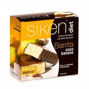 SIKENDIET BARRITAS COCO BANANA 5 UDS