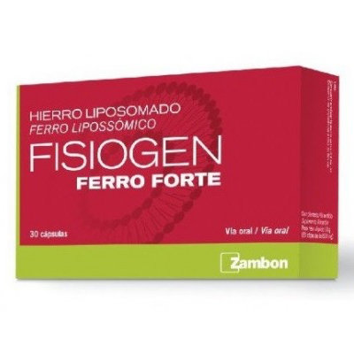 FISIOGEN FERRO FORTE 30 CAPSULAS
