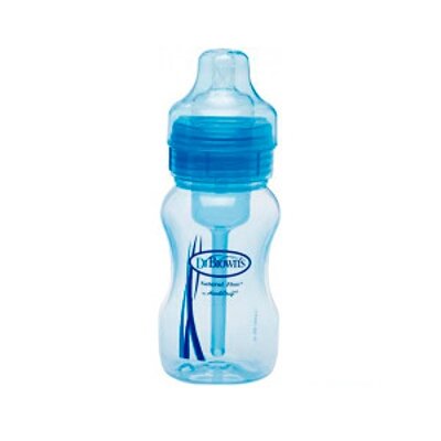 DR BROWN´S BIBERON BOCA ANCHA AZUL 270ML