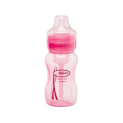 DR BROWN´S BIBERON BOCA ANCHA ROSA 270ML