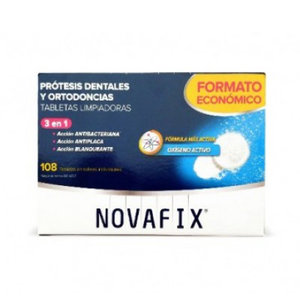 NOVAFIX TABLETAS ANTIBACTERIAS 108 UNI