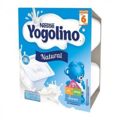 YOGOLINO NATURAL 4 TARRINAS X 100 GR