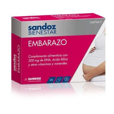 SANDOZ BIENESTAR EMBARAZO 30 CAPSULAS