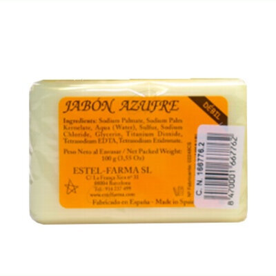 JABON AZUFRE DEBIL 5%100 100 G ESTEL