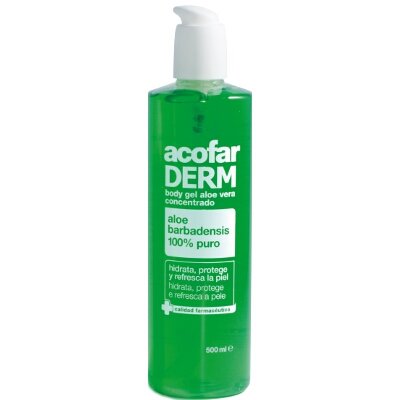 ACOFARDERM BODY GEL ALOE VERA CONC 500ML