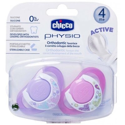 CHUPETE CHICCO PHYSIO ROSA  4+ 2U
