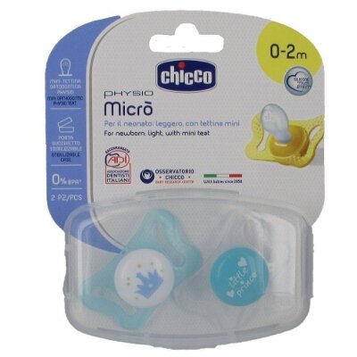 CHUPETE CHICCO PHYSIO AZUL  4+ 2U
