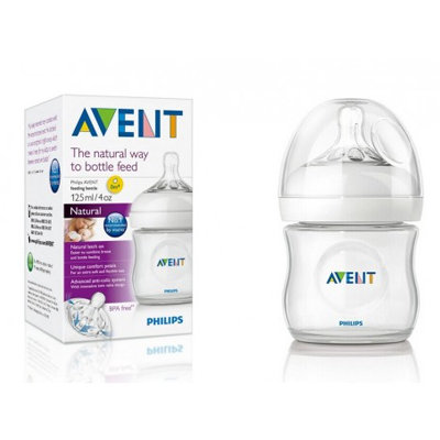 AVENT BIBERON PP NATURAL 125 ML 2 UNID
