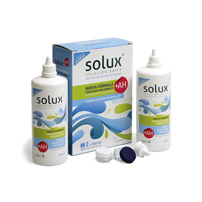 SOLUX SOLUCION UNICA LENTES CONTAC 2X360