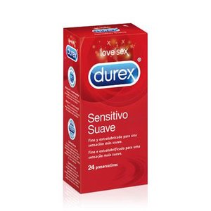 DUREX EASY ON SENSITIVO SUAVE 24 UNID